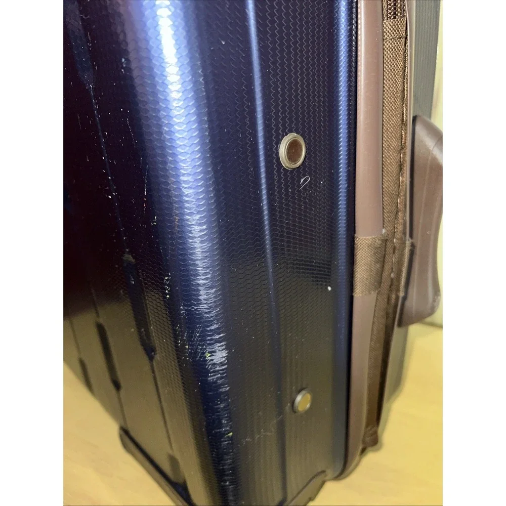 London Fog Small Rolling Hard Shell Suitcase Brentwood Style # 8400